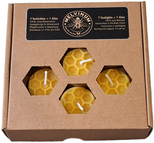 Gegossene bienenwachskerzen - gegossene,