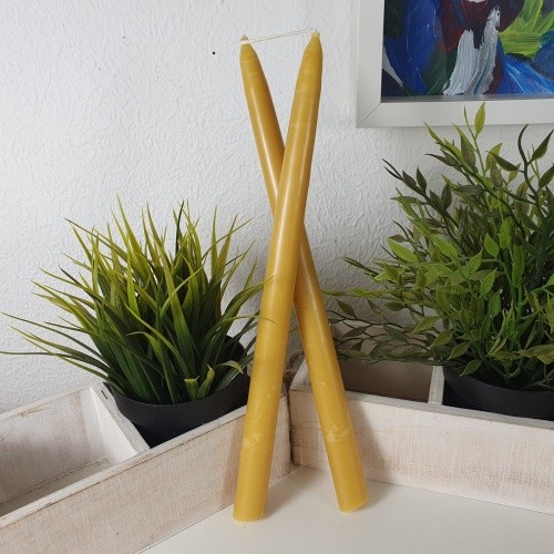 Bienenwachskerze stabkerzen - bienenwachskerze,
