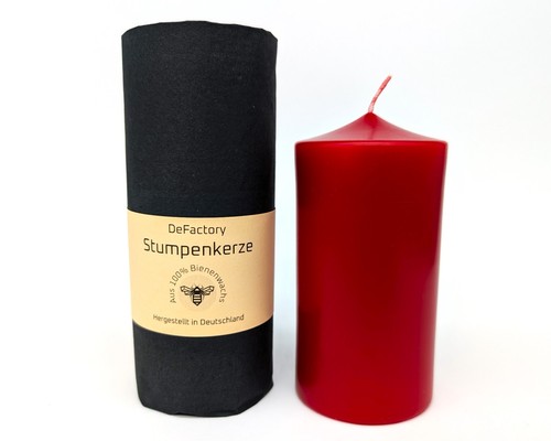 Stumpenkerze 100 bienenwachs - stumpenkerze,