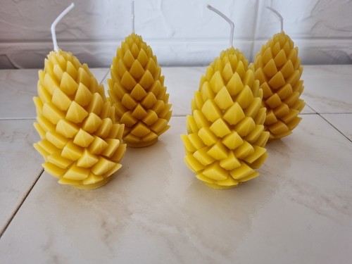 Bienenwachs kerzen set - bienenwachs,