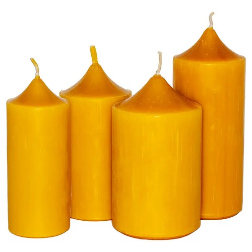 Glatte stumpenkerzen 100 - glatte,