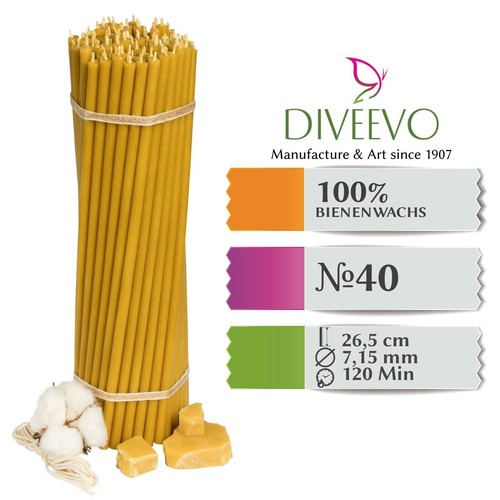 Diveevo bienenwachskerzen - diveevo,