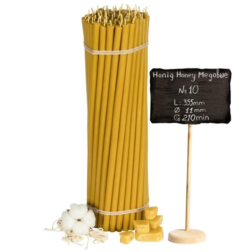 Bienenwachskerzen honigduft - bienenwachskerzen,