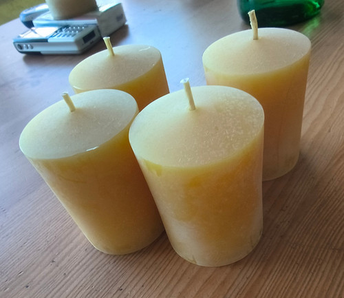Bienenwachskerzen mit
