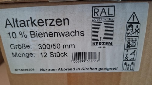Altarkerzen mit - , 10