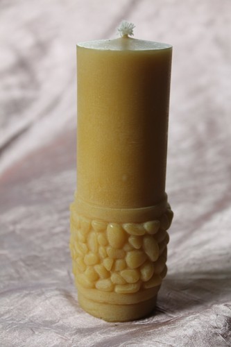 Bienenwachskerze mit