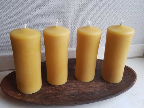 Bienenwachs kerze stumpe hoch - kerze,