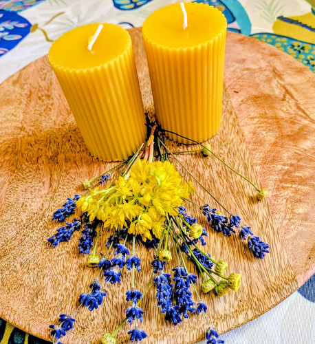 Bienenwachskerzen stumpen - bienenwachskerzen,,