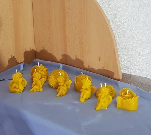10x bienenwachskerzen 100 - bienenwachskerzen, 100%