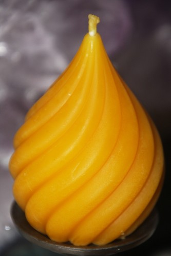 Bienenwachskerzen spiralform - bienenwachskerzen,